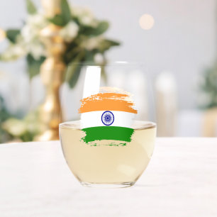 Vaso De Vino Bandera de la India