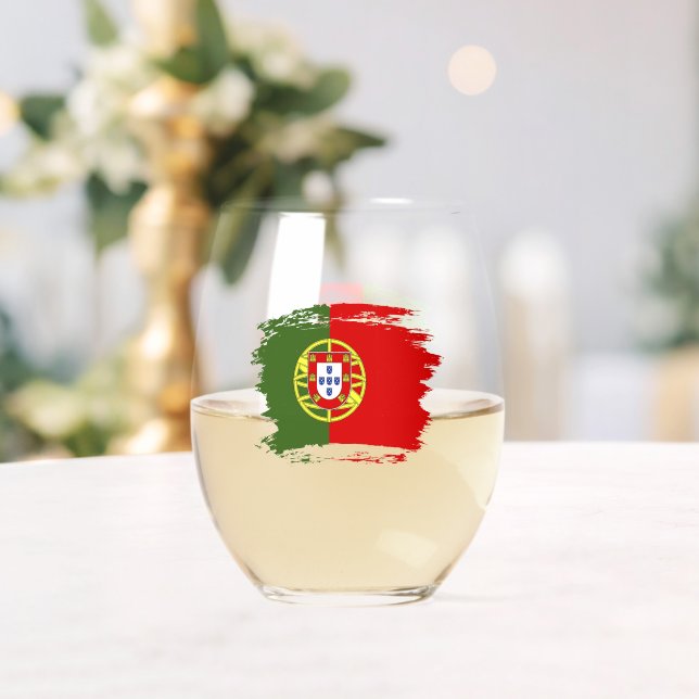 Vaso De Vino Bandera de Portugal (Insitu (Boda))