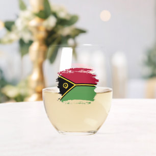 Vaso De Vino Bandera de Vanuatu