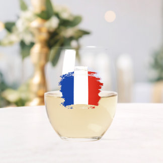 Vaso De Vino Bandera francesa