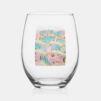 Vaso De Vino Bebé Bebé Drinkware, Baby Shower Glassware