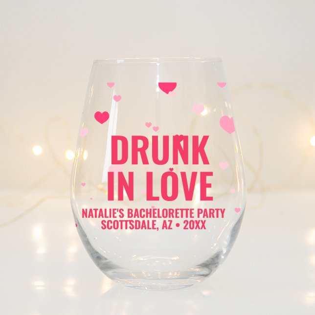 Vaso De Vino Bebé Enamorado Bachelorette Tema Personalizado Cóc (Subido por el creador)