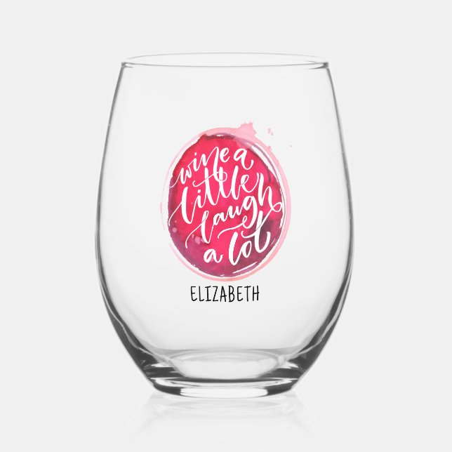 Vaso De Vino Bebe un Poco de Vino (Anverso)