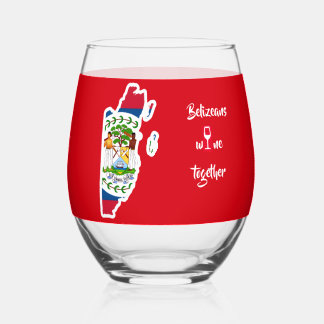 Vaso De Vino Belizeans Wine Together