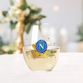 Vaso De Vino Bicchiere conmemororativo scudetto Napoli