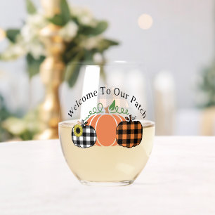 Vaso De Vino Bienvenidos a Nuestro Terreno