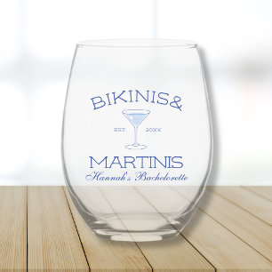 Vaso De Vino Bikinis Y Martinis Beach Bachelorette
