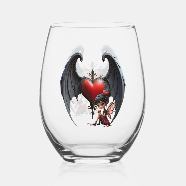 Vaso De Vino Blood Moon Valentine Fairy (Anverso)