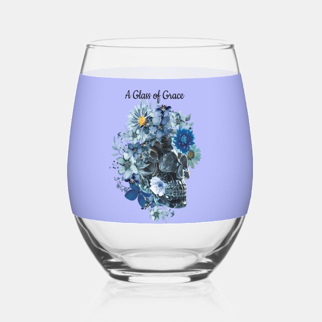Vaso De Vino Blue Reverie (Anverso)
