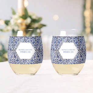Vaso De Vino Boda de mosaicos rusos portugueses