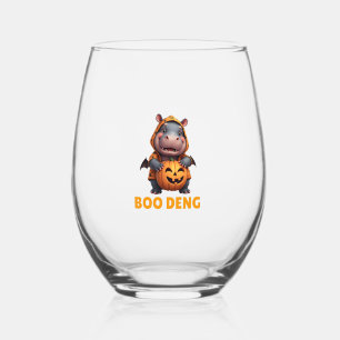 Vaso De Vino Boo Deng Tee Funny Moo Deng Costume Bebé Hippo Hal