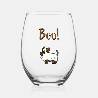 Vaso De Vino Boo Halloween