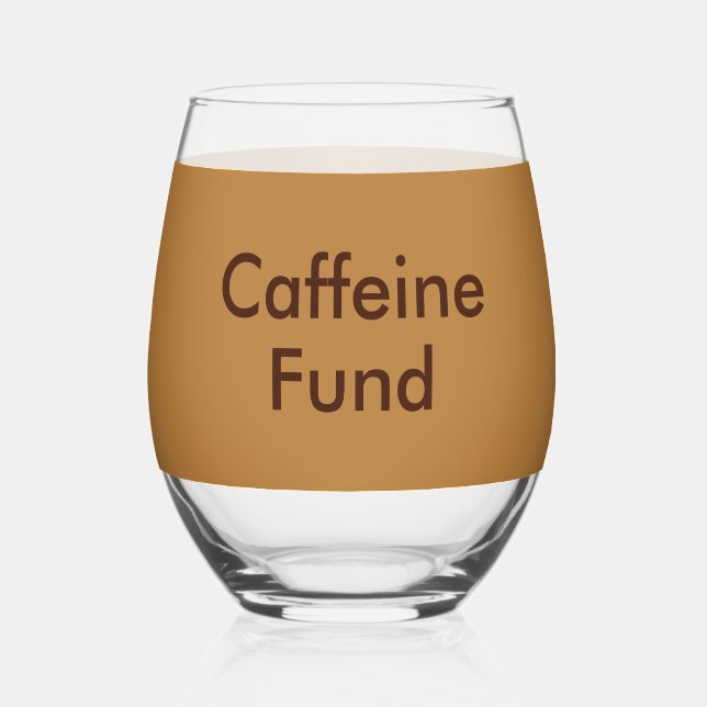 Vaso De Vino Bote de propinas para cafetería o café (Anverso)