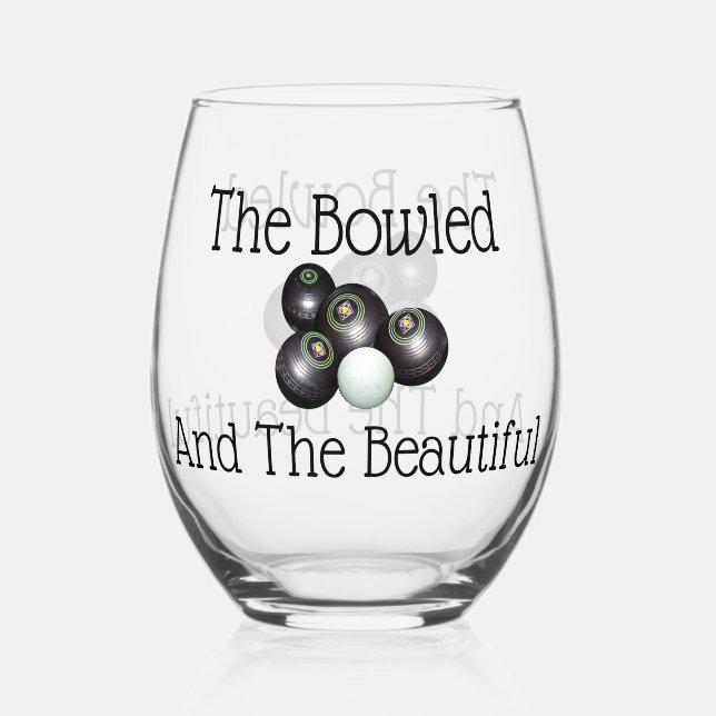 Vaso De Vino Bowls De Césped Y La Hermosa, (Anverso)