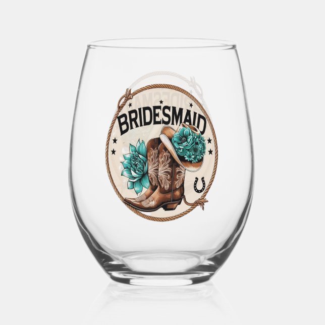 Vaso De Vino Bridesmaid (Anverso)