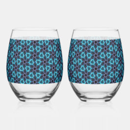 Vaso De Vino Brillo fractal