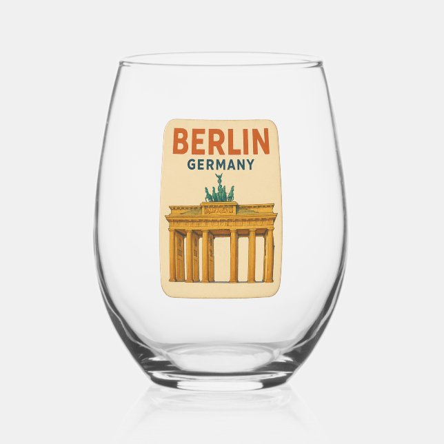 Vaso De Vino 🇩🇪 ¡Brindemos por Berlín! 🍷 (Anverso)