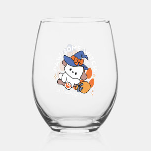 Vaso De Vino Bruja atractiva en entrenamiento - Perro de Hallow