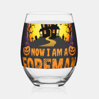 Vaso De Vino Bruja Capataz Mi Escoba De Halloween Se Rompió