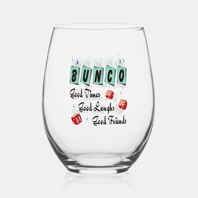 Vaso De Vino Bunco Dice Friend (Anverso)