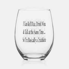 Vaso De Vino Bunco Divertido del Vino
