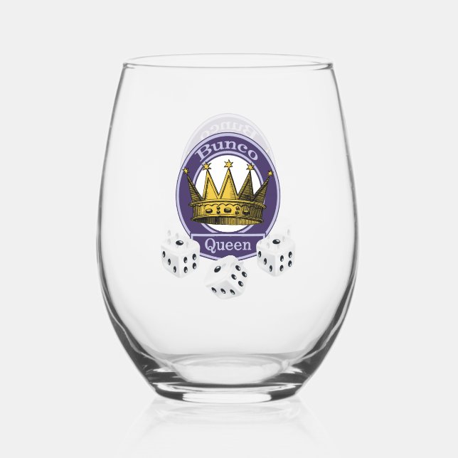 Vaso De Vino Bunco Queen (Anverso)