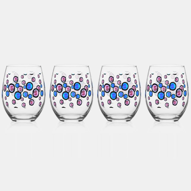 Vaso De Vino Burbujeante como  (Izquierda)