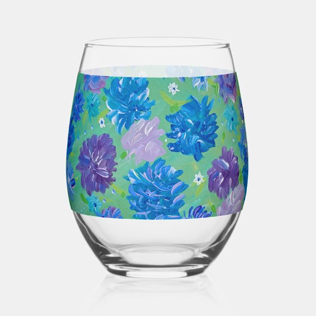 Vaso De Vino Caída de primavera (Anverso)