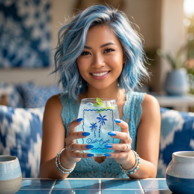 Vaso De Vino Cala Azul (Subido por el creador)