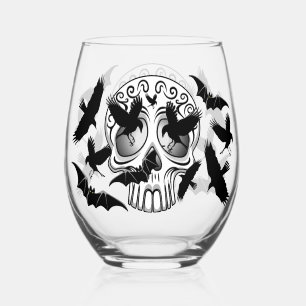 Vaso De Vino Calaveras decorativas de Halloween