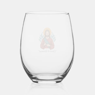 Vaso De Vino Camiseta cristiana vintage de Jesús elegida y redi