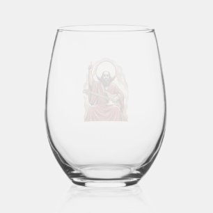Vaso De Vino Camiseta de arte vectorial de guitarrista con grab