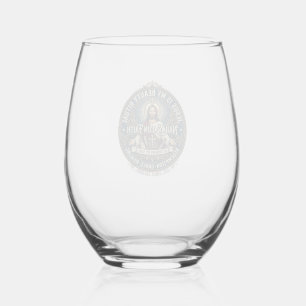 Vaso De Vino Camiseta de artista de uñas Jesús Tech de inspirac