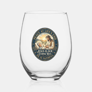 Vaso De Vino Camiseta de consuelo al final de la vida Jesús Hos