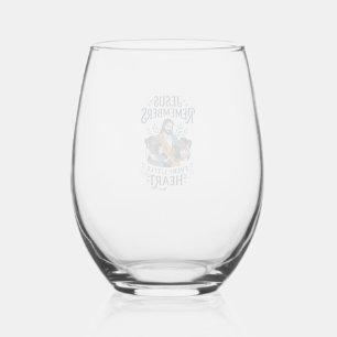 Vaso De Vino Camiseta de consuelo y sanación por aborto Jesús I