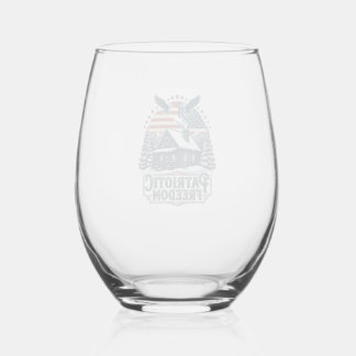 Vaso De Vino Camiseta gráfica vectorial de cabaña de invierno p
