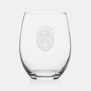 Vaso De Vino Camiseta gráfica vectorial prep de la costa patrió
