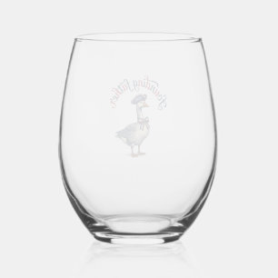 Vaso De Vino Camiseta Patriótica Vintage Padre Fundador Ganso D