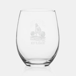 Vaso De Vino Camiseta Vector Vintage Levantador de Peso Definit