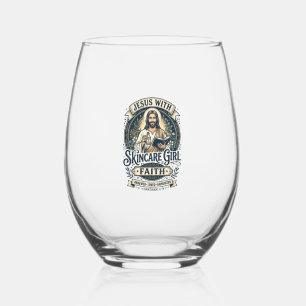 Vaso De Vino Camiseta Vintage de Cuidado de la Piel Esteticista