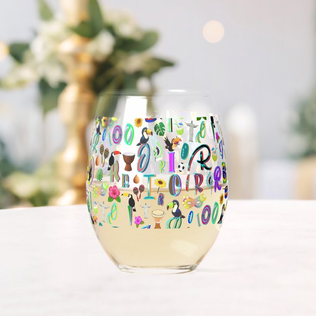 Vaso De Vino Carnaval (Insitu (Boda))
