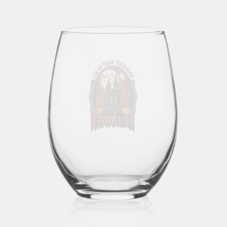 Vaso De Vino Casa Embrujada Halloween Grabado Antiguo Camiseta