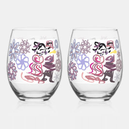 Vaso De Vino Cascanueces y Ballet de invierno 