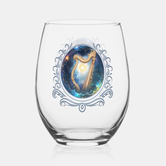 Vaso De Vino Celestial Harp of the Moonbound Skies.  (Anverso)