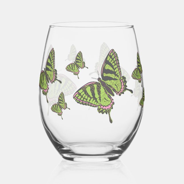 Vaso De Vino Celtic Swallowtail (Anverso)