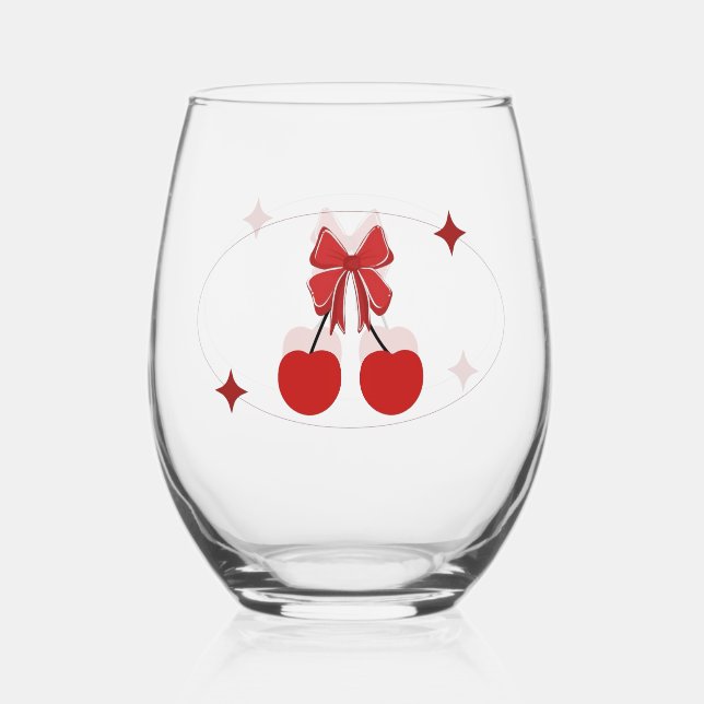 Vaso De Vino Cereza (Anverso)