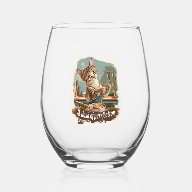 Vaso De Vino Chef culinario (Anverso)