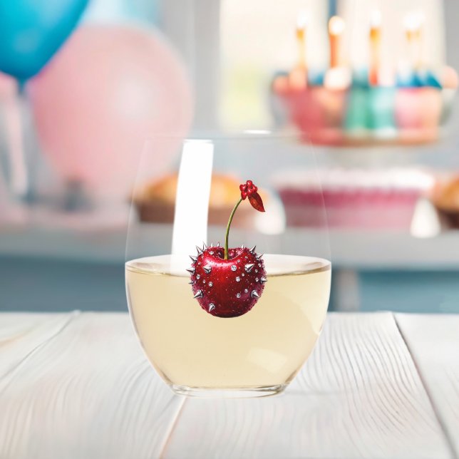 Vaso De Vino Cherry Rock Style Stainless Steel Flask (Insitu (Baby Shower))