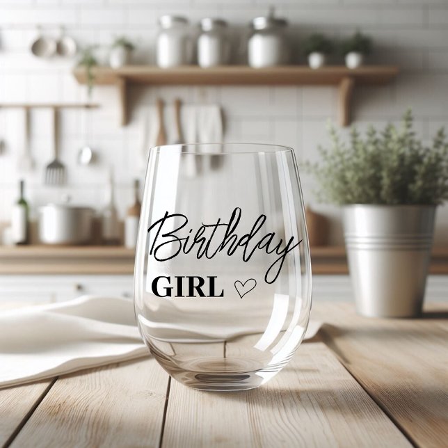 Vaso De Vino Chica de cumpleaños (Subido por el creador)