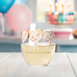 Vaso De Vino Chica de tenis Nacimiento acuático personalizado